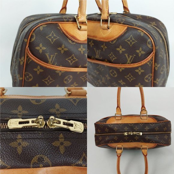 SOLD Louis Vuitton Deauville Brown Monogram Canvas Bag - Picture 6 of 16